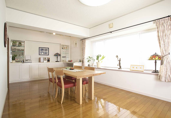 和室とＬＤを一体化、デザインも納得のマンションリノベーション　札幌　注文住宅　工務店　ハウスメーカー