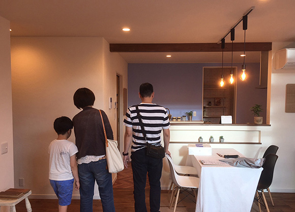 お施主様の内覧