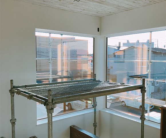 お施主様の現場見学