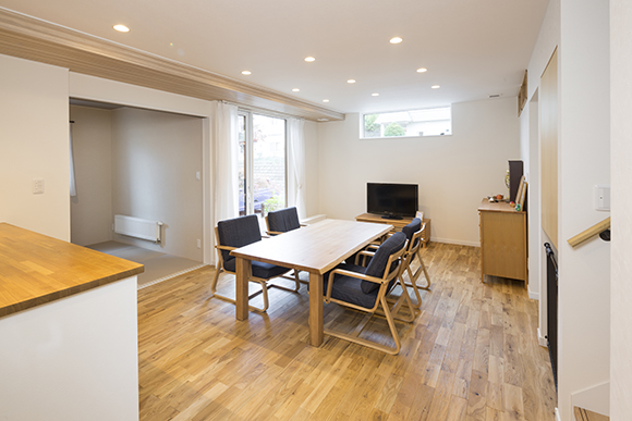 こだわり収納と動線で家事効率の良い住まい　リノベーション　札幌　注文住宅　工務店　ハウスメーカー