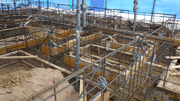 冬の基礎工事(KI様邸)