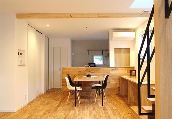 適材適所に収納がある35坪の家　住宅　新築　工務店　ハウスメーカー