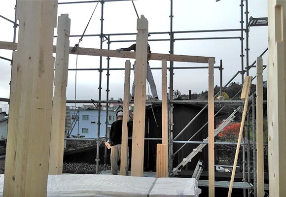 大工工事を体験しました