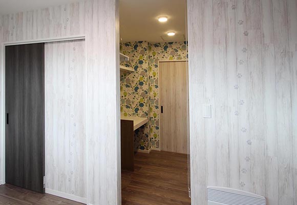 ウォークインクローゼット 収納について