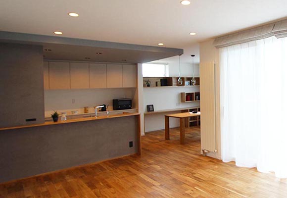 新築・施工事例を追加しました。(組み込みカーポートと中庭のある、広々高性能な家)